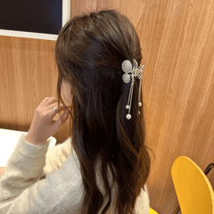 Cherry Shape Hair Claw With Tassel Jewelry