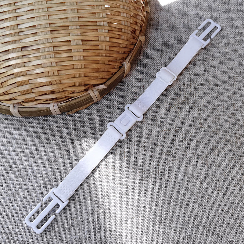 Solid Bra Straps With Buckle Elastic Non-slip Bra Straps