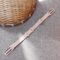 Solid Bra Straps With Buckle Elastic Non-slip Bra Straps