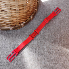 Solid Bra Straps With Buckle Elastic Non-slip Bra Straps
