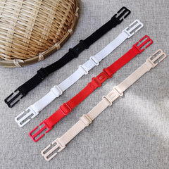 Solid Bra Straps With Buckle Elastic Non-slip Bra Straps