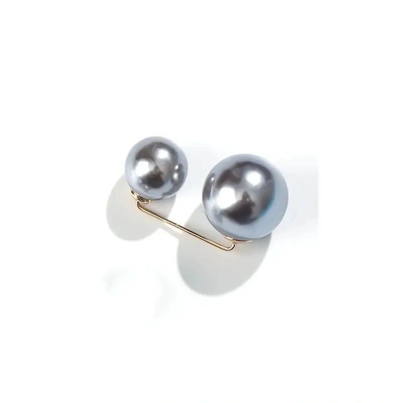 Faux Pearl Pin Buckle Waist Brooch for Clothes Skirt Pants