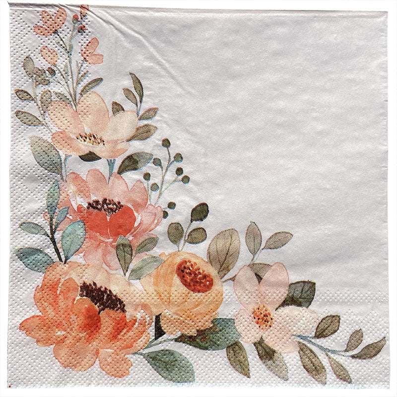 20pcs Colorful Napkin Flower Grass Face Tissue Party Decoration