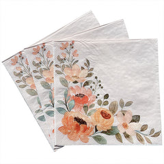 20pcs Colorful Napkin Flower Grass Face Tissue Party Decoration