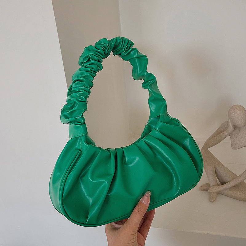 Sweet Cloud Pleated Shoulder Bag Mini Handbag