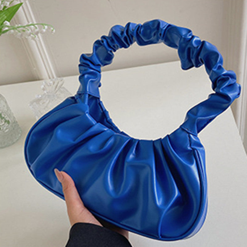 Sweet Cloud Pleated Shoulder Bag Mini Handbag