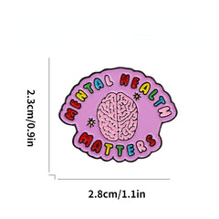 Brain Modelling Brooch for Mental Health Awareness