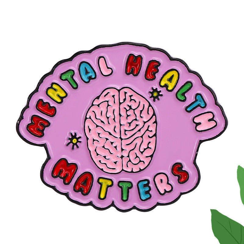 Brain Modelling Brooch for Mental Health Awareness