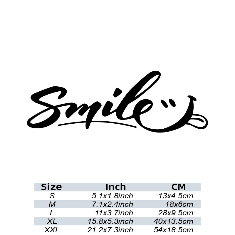 Waterproof Auto Stickers Smile Car Decals Smiley Decal For Automobile