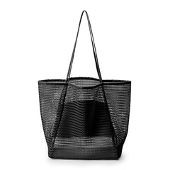 Mesh Beach Shoulder Bag Large Capacity Shopper Totes Handbag