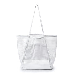Mesh Beach Shoulder Bag Large Capacity Shopper Totes Handbag
