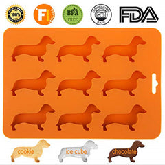 Dachshund Shaped Chocolate Cake Molds for Parties & Baking