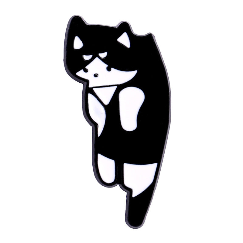 Kitten Alloy Brooch For Men Creative Kitten Pins For Men