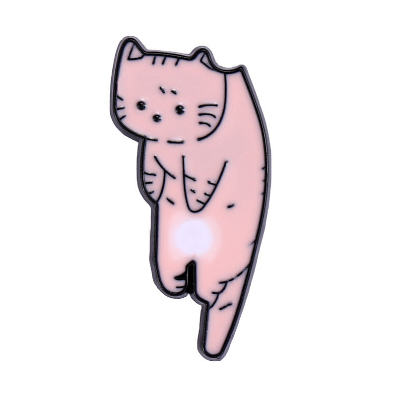 Kitten Alloy Brooch For Men Creative Kitten Pins For Men