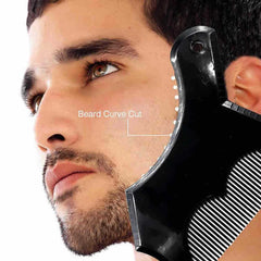 Beard Shaping & Styling Tool With Comb - Perfect Line Up & Edging