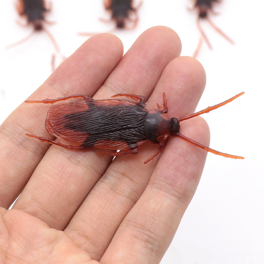 Halloween Cockroach Toy Simulation Cockroach Model Tricky Small Toy