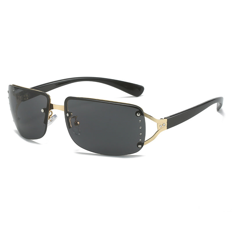 Men's Metal Frame Polarized Sunglasses UV400 Multicolor Outdoor Sunshade