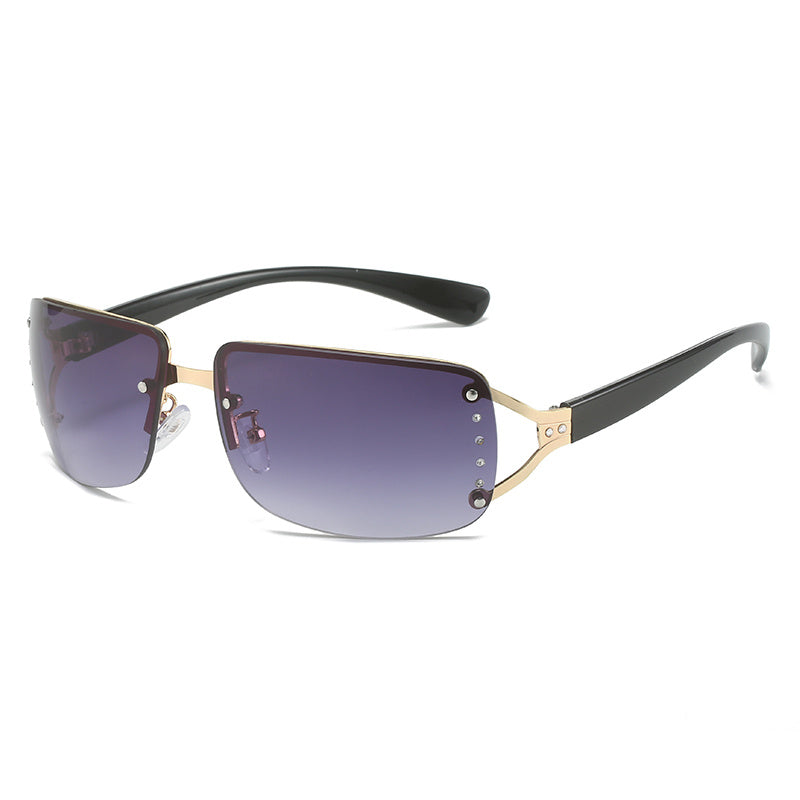 Men's Metal Frame Polarized Sunglasses UV400 Multicolor Outdoor Sunshade