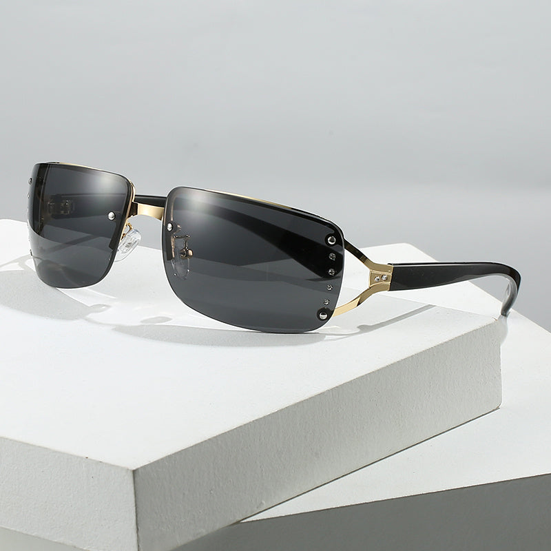 Men's Metal Frame Polarized Sunglasses UV400 Multicolor Outdoor Sunshade