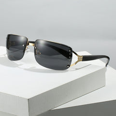 Men's Metal Frame Polarized Sunglasses UV400 Multicolor Outdoor Sunshade
