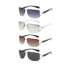 Men's Metal Frame Polarized Sunglasses UV400 Multicolor Outdoor Sunshade