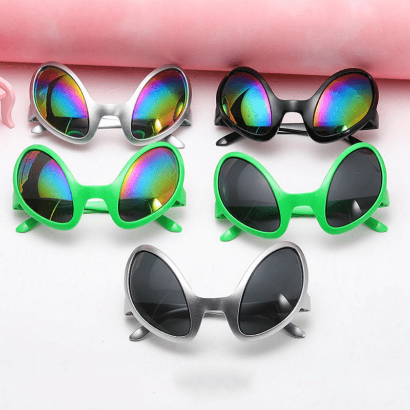 Alien Glasses Rainbow Lenses Sunglasses Halloween Party Supplies