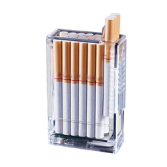 20pcs Cigarette Storage USB Rechargeable Light Cigarette Case