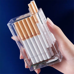 20pcs Cigarette Storage USB Rechargeable Light Cigarette Case