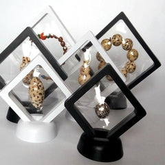 PE Film Suspension Jewelry Display Box Square 3D Album Floating Frame Holder