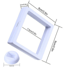 PE Film Suspension Jewelry Display Box Square 3D Album Floating Frame Holder