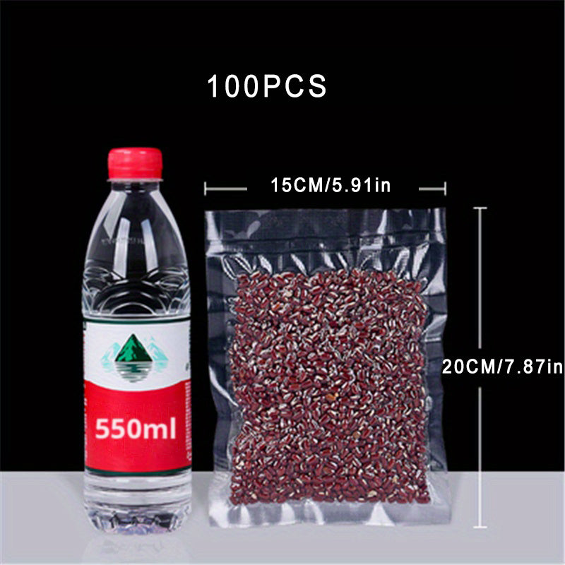 100pcs Vacuum Sealer Bags, Portable Sealing for Food Sealer Machine