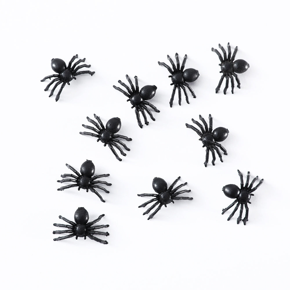 50pcs Spider Trick Toy for Halloween Decorations
