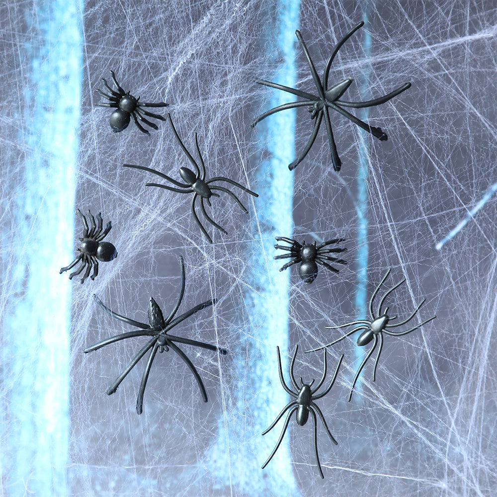 50pcs Spider Trick Toy for Halloween Decorations