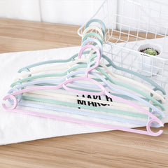 5pcs Anti-slip Clothes Hanger Drying Rack Coat Hanger Adult Clothing Organizer