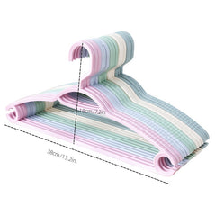 5pcs Anti-slip Clothes Hanger Drying Rack Coat Hanger Adult Clothing Organizer