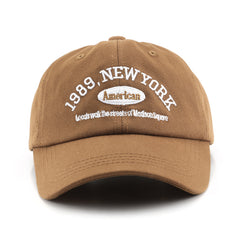 1989 Embroidery Casual Baseball Cap Solid Sunscreen Dad Hat Unisex Vintage Sun