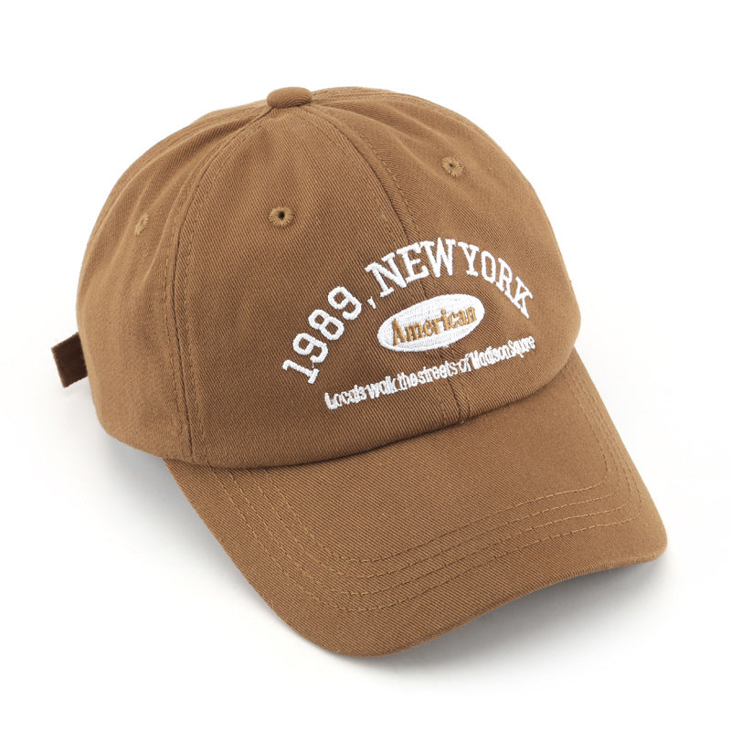 1989 Embroidery Casual Baseball Cap Solid Sunscreen Dad Hat Unisex Vintage Sun