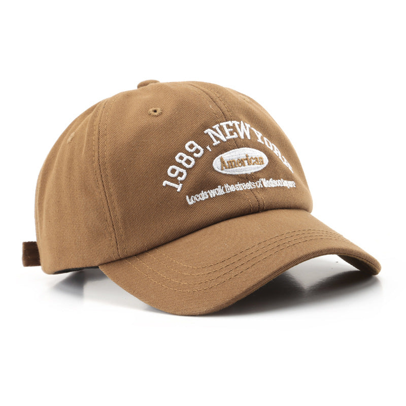 1989 Embroidery Casual Baseball Cap Solid Sunscreen Dad Hat Unisex Vintage Sun
