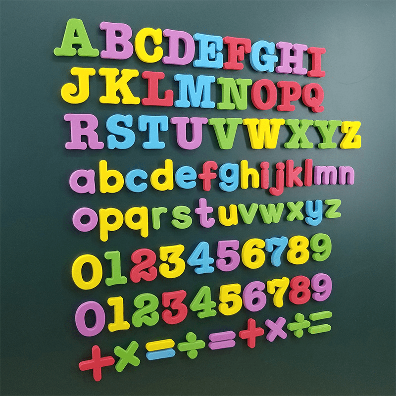 ABC Magnetic Alphabet Stickers Educational Toy for Kids Christmas Halloween Gift
