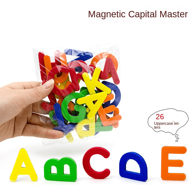 ABC Magnetic Alphabet Stickers Educational Toy for Kids Christmas Halloween Gift