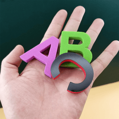 ABC Magnetic Alphabet Stickers Educational Toy for Kids Christmas Halloween Gift