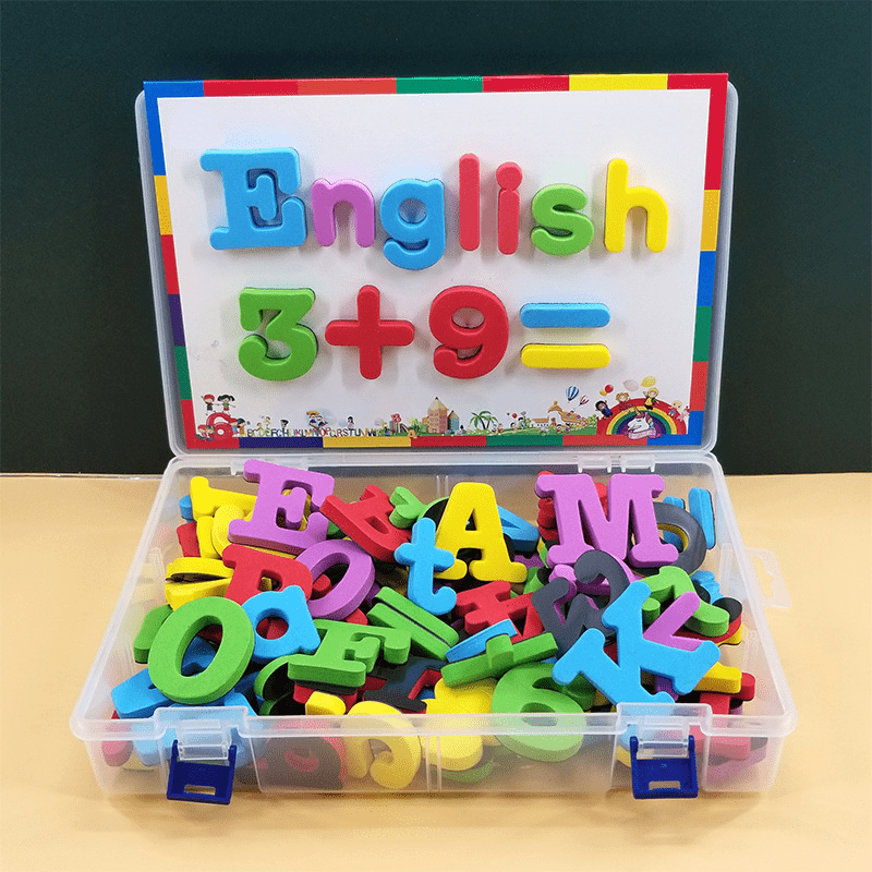 ABC Magnetic Alphabet Stickers Educational Toy for Kids Christmas Halloween Gift