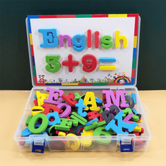 ABC Magnetic Alphabet Stickers Educational Toy for Kids Christmas Halloween Gift