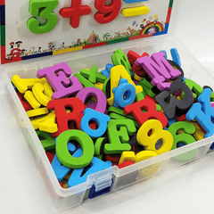 ABC Magnetic Alphabet Stickers Educational Toy for Kids Christmas Halloween Gift