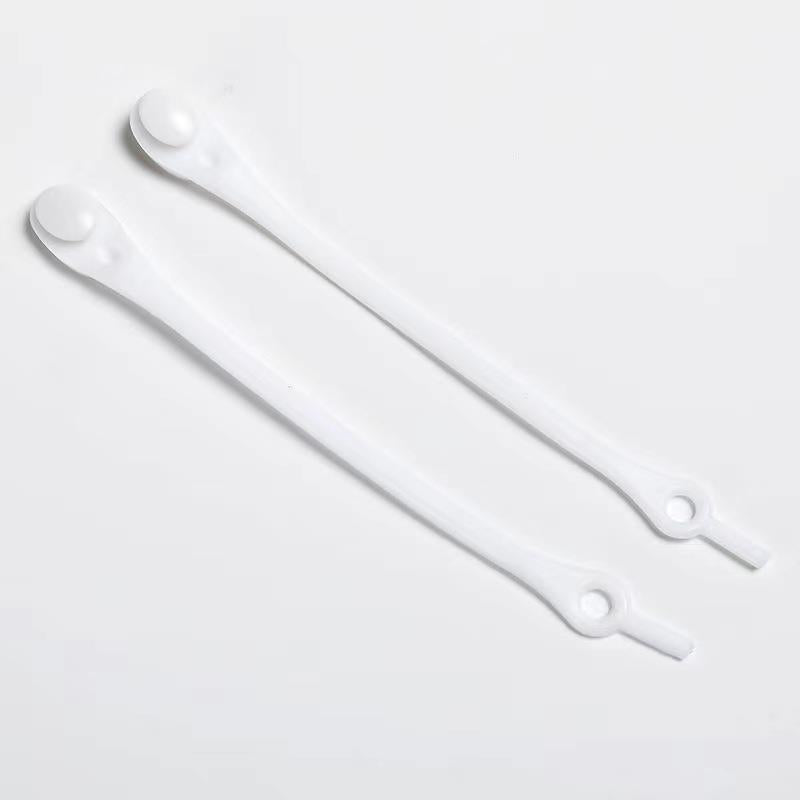 12pcs Colorful Tie Silicone Elastic Lazy Shoelaces for Adults Kids