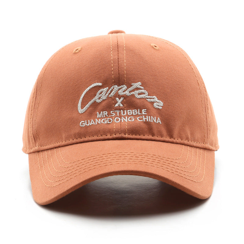 Letter Embroidered Baseball Cap Cotton Lightweight Dad Hats Unisex Sun Hats