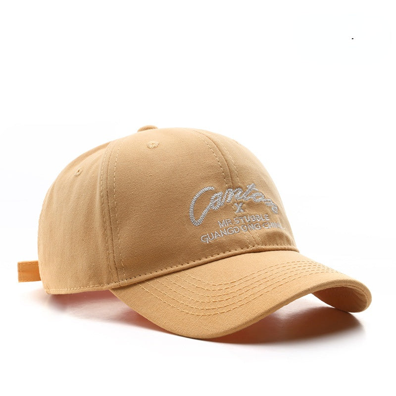 Letter Embroidered Baseball Cap Cotton Lightweight Dad Hats Unisex Sun Hats