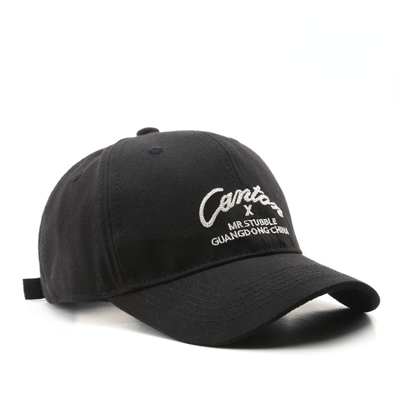 Letter Embroidered Baseball Cap Cotton Lightweight Dad Hats Unisex Sun Hats