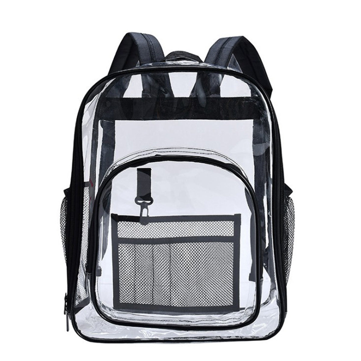 Clear Backpack Heavy Duty Water Resistant Transparent Large Capacity Bookbag
