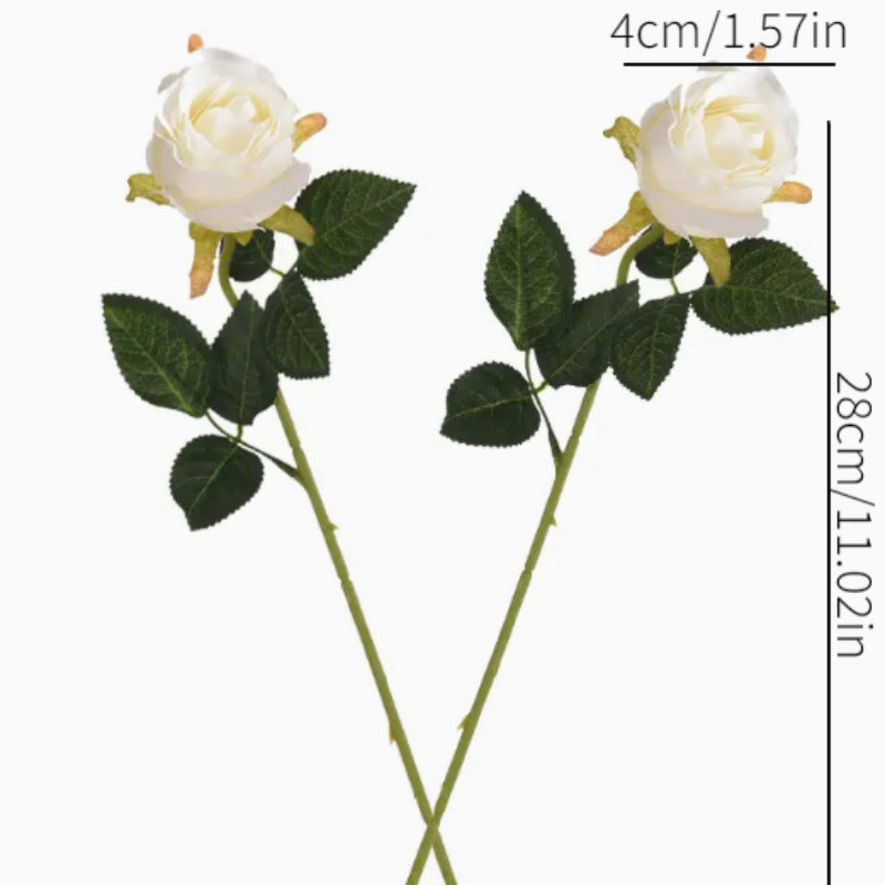 10pcs Silk Roses for DIY Wedding Party Decorations